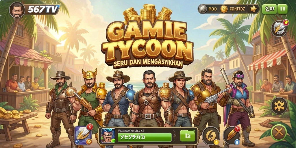 Tampilan gameplay 567TV yang seru dan penuh strategi.