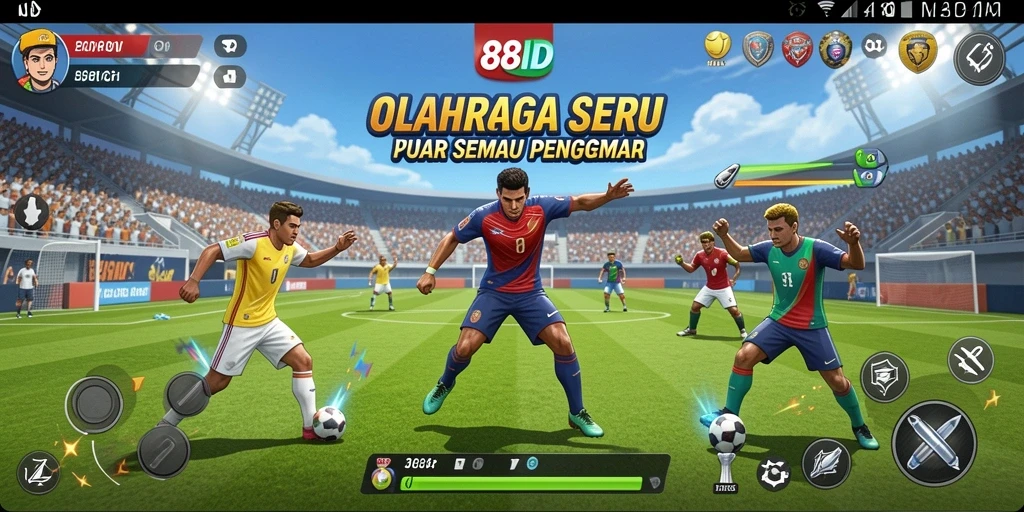 Tampilan gameplay menarik dan mendebarkan di 88ID.