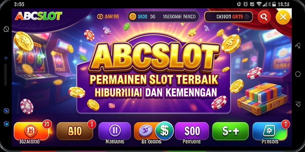 Tampilan menawan dari gameplay ABCSLOT dengan berbagai tema slot.
