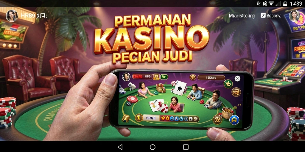 Tangkapan layar menunjukkan pengalaman bermain yang mendebarkan di HR89.
