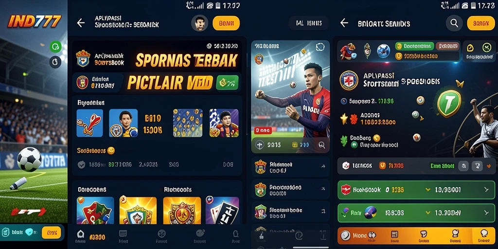 Screenshot IND777 menampilkan antarmuka taruhan yang intuitif dan menarik.