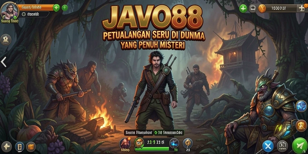 Tampilan gameplay <strong>JAVO88</strong> yang menarik menunjukkan aksi penuh petualangan.