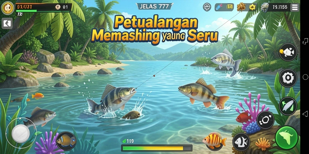 Tangkapan ikan yang fantastis dalam permainan JELAS777.