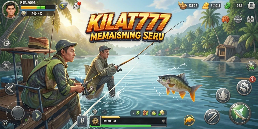 Gambar gameplay KILAT777 yang menampilkan keseruan memancing.