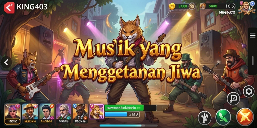 Tampilan gameplay menarik dari KING403 yang penuh warna.