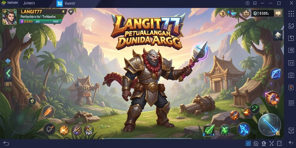 Screenshot LANGIT77 menampilkan aksi seru dalam petualangan ARPG.