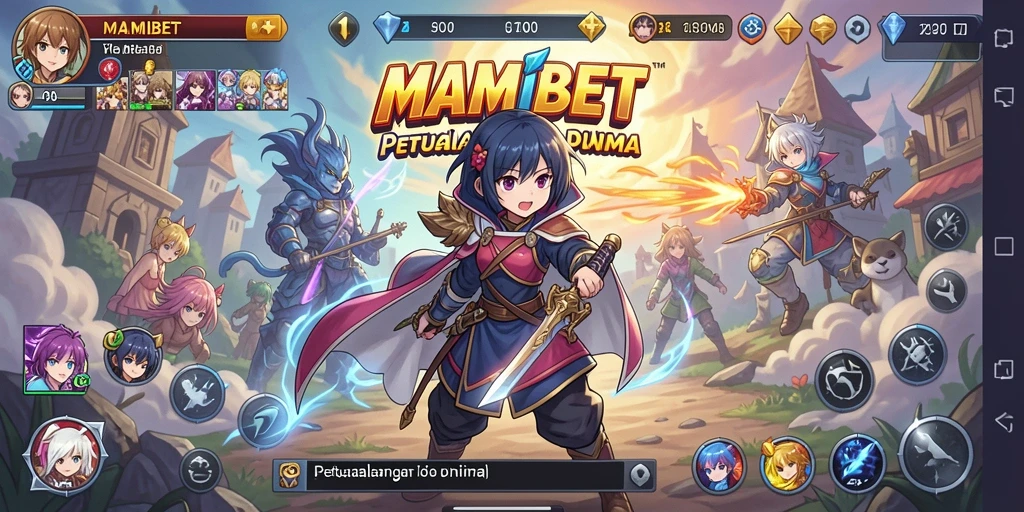 Screenshot MAMIBET menampilkan karakter Anime yang menarik dalam aksi.