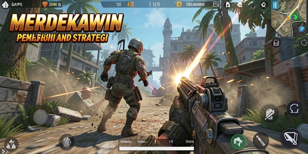 Screenshot gameplay MERDEKAWIN yang seru dan mendebarkan.