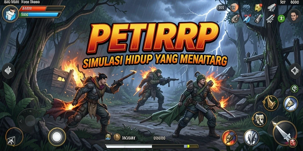 Tampilan gameplay menarik di <strong>PETIRRP</strong> memukau dengan grafis realistis.