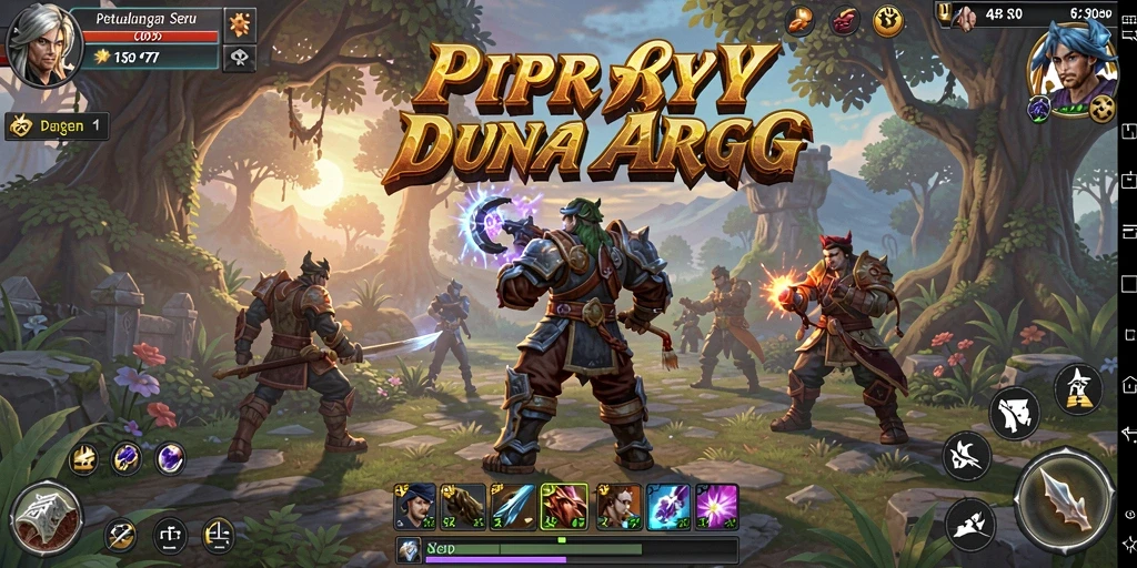 Tampilan gameplay epik dari PPRRYY dalam dunia ARPG.