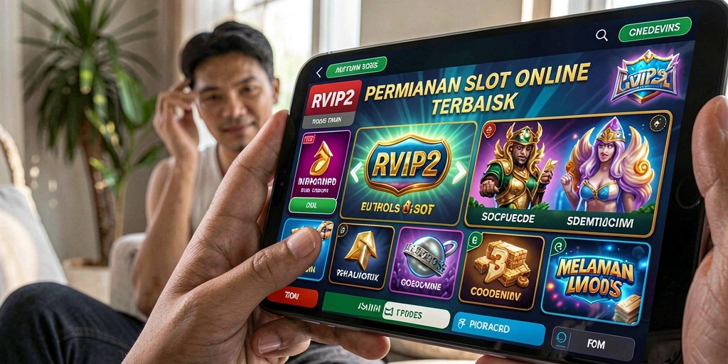 Tampilan menarik dari permainan Slot RVIP2 yang penuh warna.