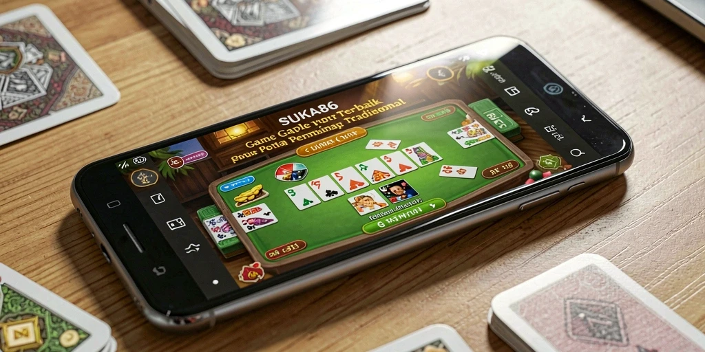 Screenshot gameplay Gaple yang seru dan interaktif.