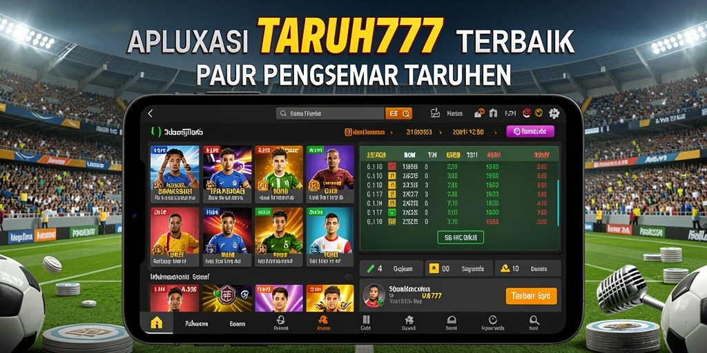 Tampilan menarik dari aplikasi TARUH777 saat menjalankan taruhan olahraga.