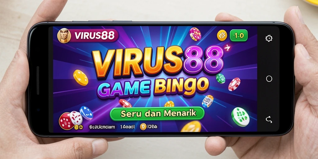Tangkapan layar dari gameplay Bingo yang mendebarkan di VIRUS88.