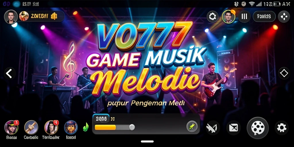 Tampilan gameplay menarik di VO777 yang memukau penggemar musik.