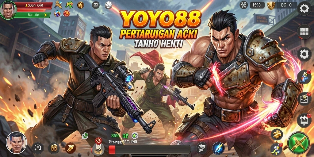 Gameplay seru dengan pertarungan mendebarkan di YOYO88.